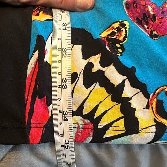 🎄Nicole by Nicole Miller Butterfly Pattern Knee Length Sheath Dress - Picture 10 of 10